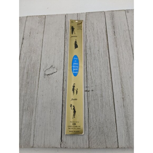 Vintage J&P Coats Dress or Neck Metal Zipper 12" Ciel Blue 3 - Picture 4 of 4